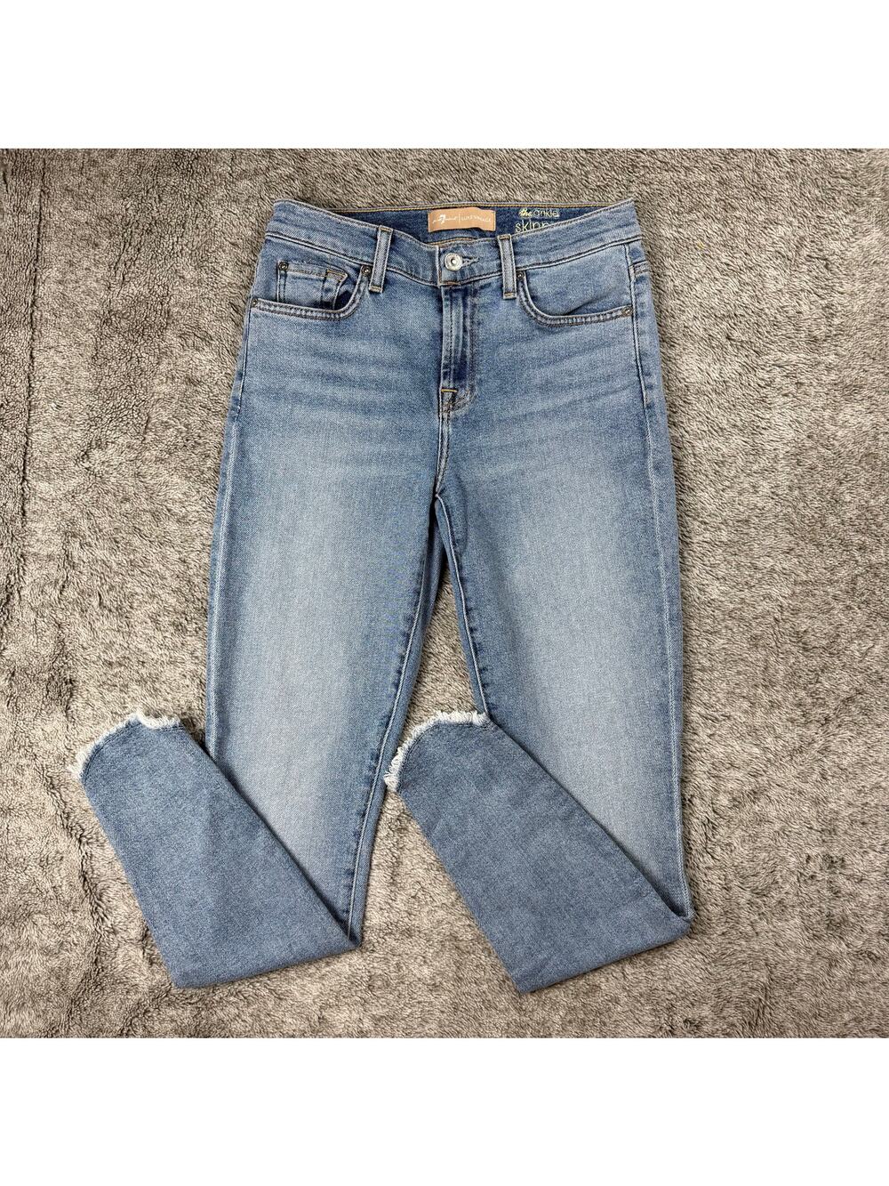 7 For All Mankind Luxe Vintage The Ankle Skinny Women's 27